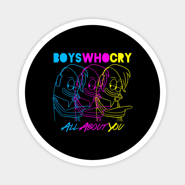 Boys Who Cry Magnet by EchoLakeArt